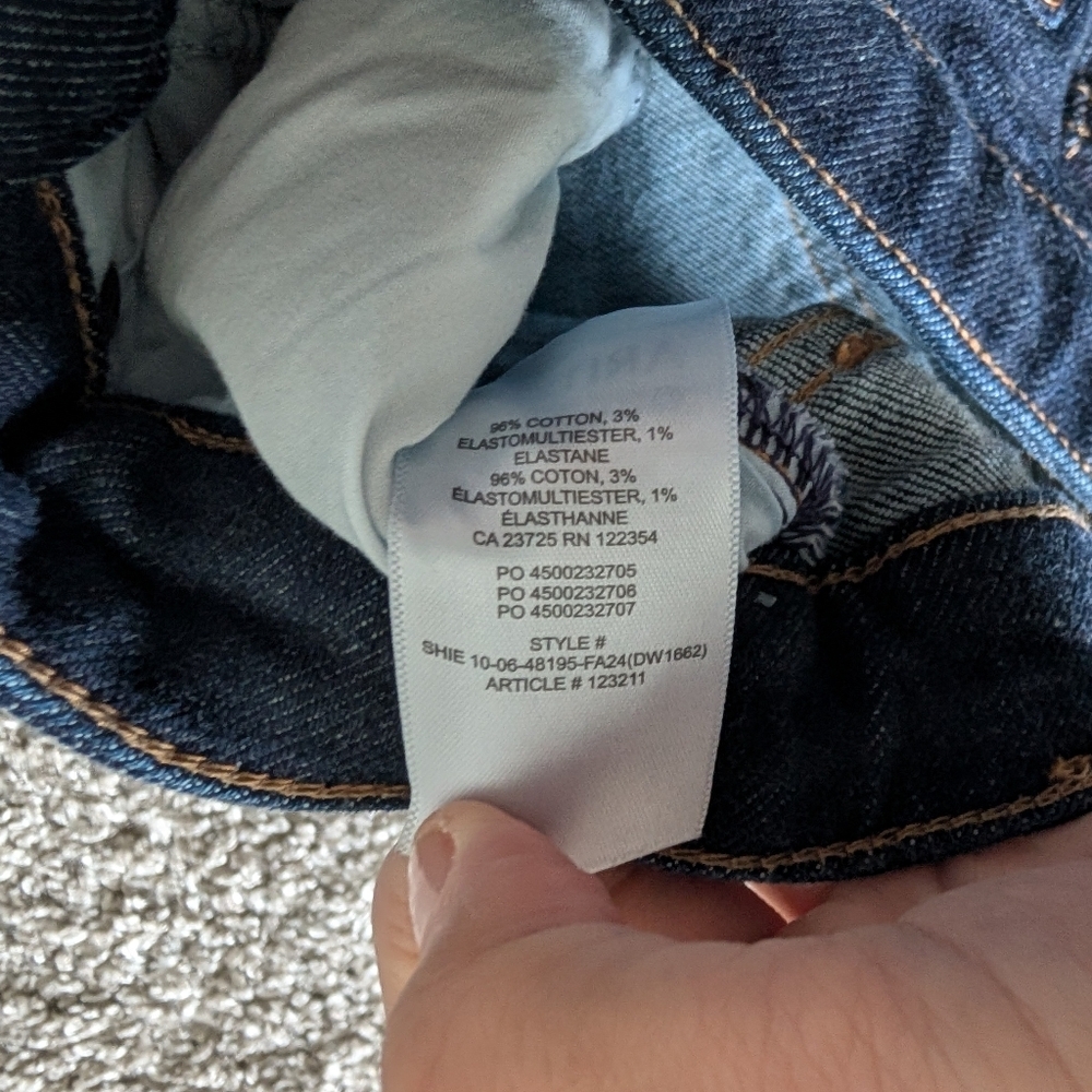 Dark Wash High Rise Denim Forum Jeans - Picture 6 of 6